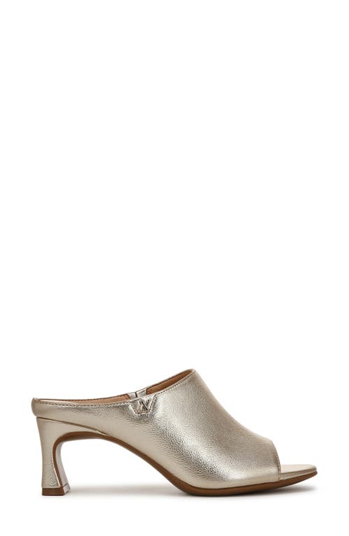 Naturalizer Imogen Slide Sandal In Champagne Faux Leather