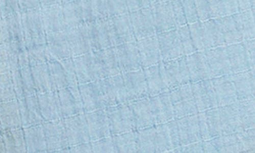 Shop Sea Level Sunset Beach Cotton Gauze Cover-up Shorts In Cornflower