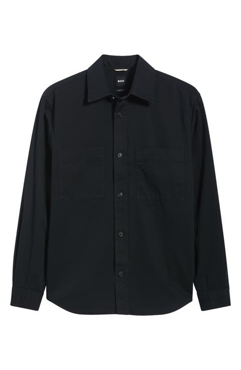 Owen Relaxed Fit Cotton Button-Up Shirt