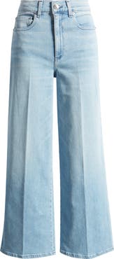 LE JEAN Juliette High Waist Ankle Wide Leg Jeans
