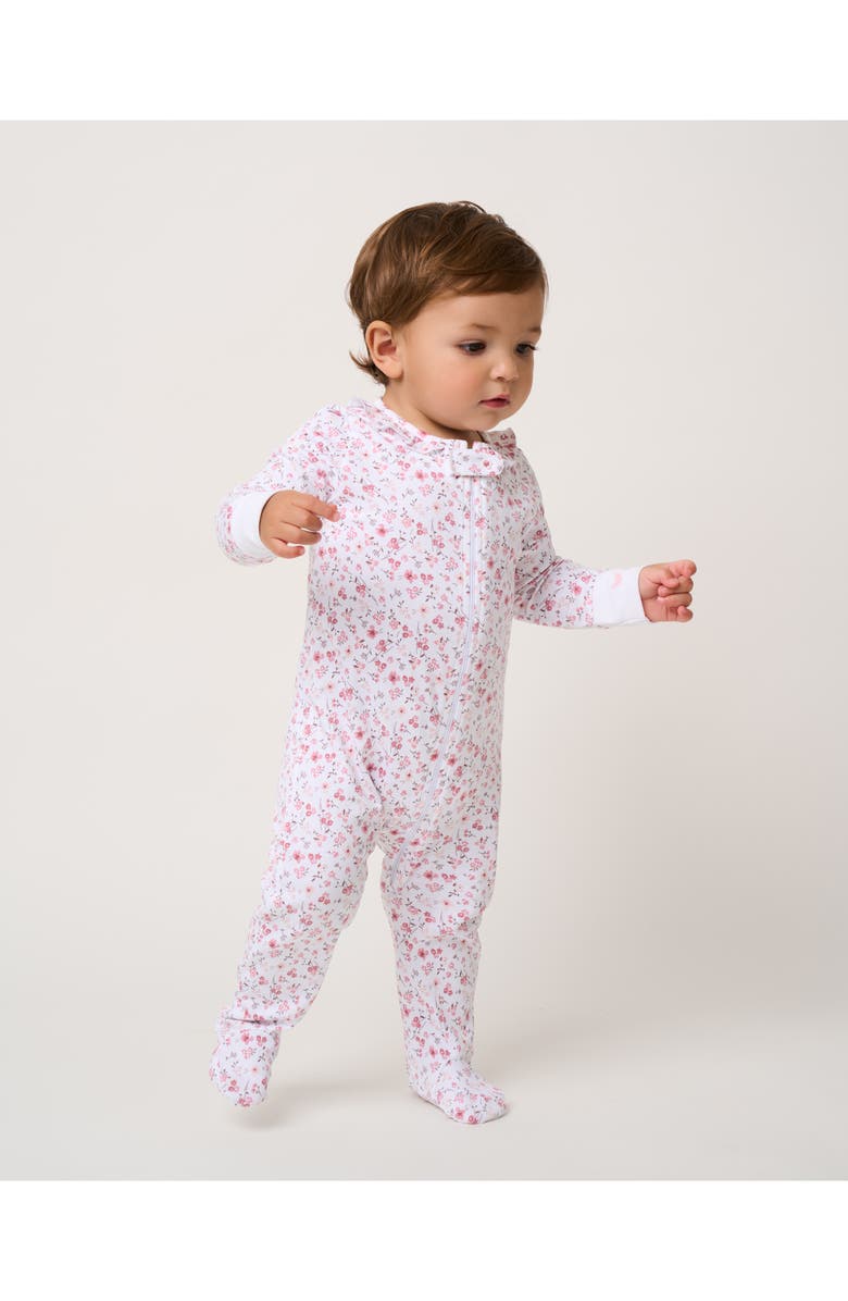 Petite Plume The New Mother Deluxe Maternity/Nursing Robe, Two-Piece Pajamas, Footie, Baby Blanket & Baby Hat Set, Alternate, color,