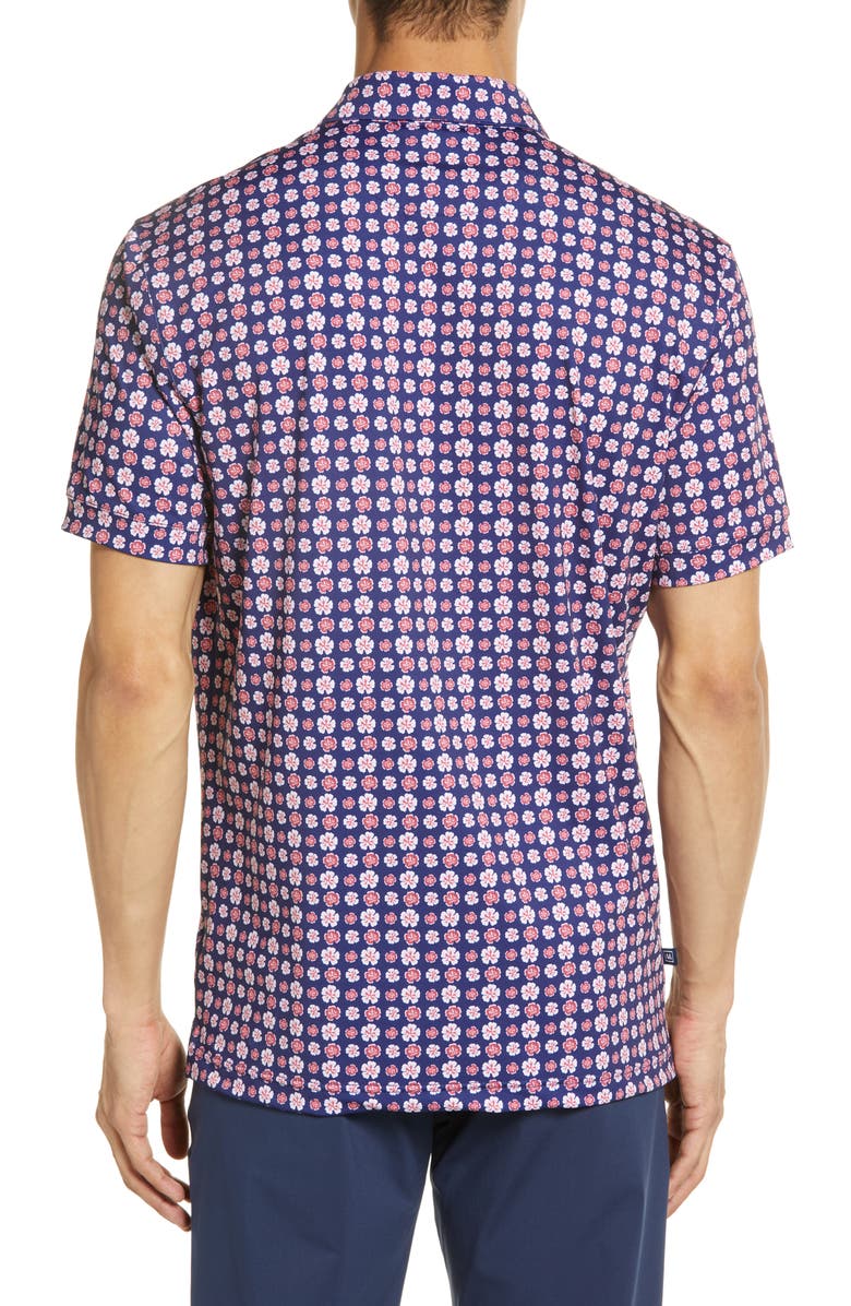 Mizzen+Main Versa Floral Performance Golf Polo, Alternate, color, 