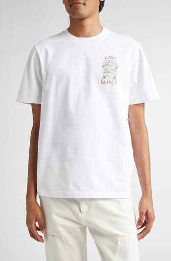【関税込み】Casablanca ホワイト Le Passage Tシャツ Casablanca Le Passage Printed Tee - White – Kith