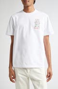 Casablanca Le Passage Organic Cotton Graphic T-Shirt
