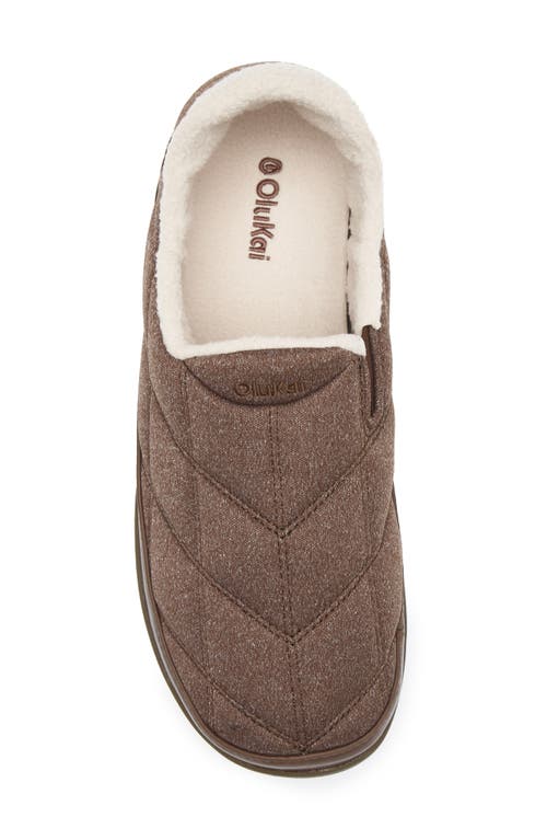Olukai Puku'i Quilted Slipper In Brown