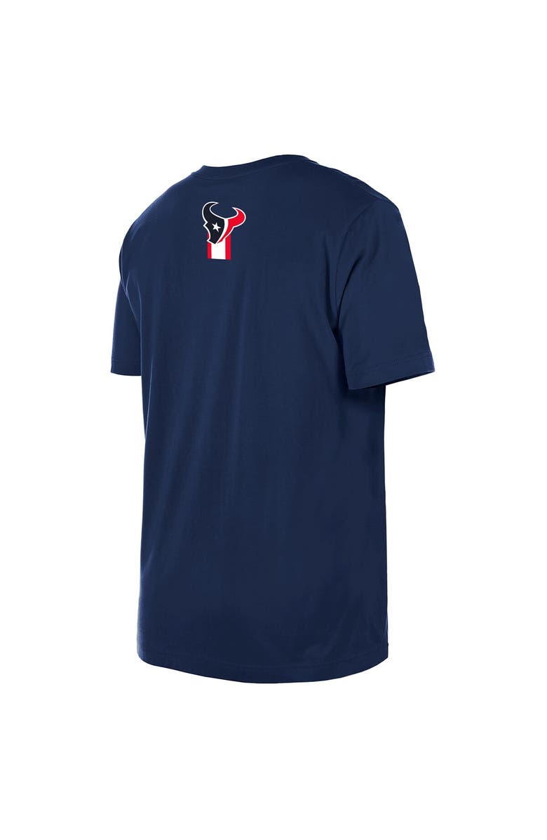 New Era Men's New Era  Navy Houston Texans 3rd Down High Density Print T-Shirt, Alternate, color, Navy