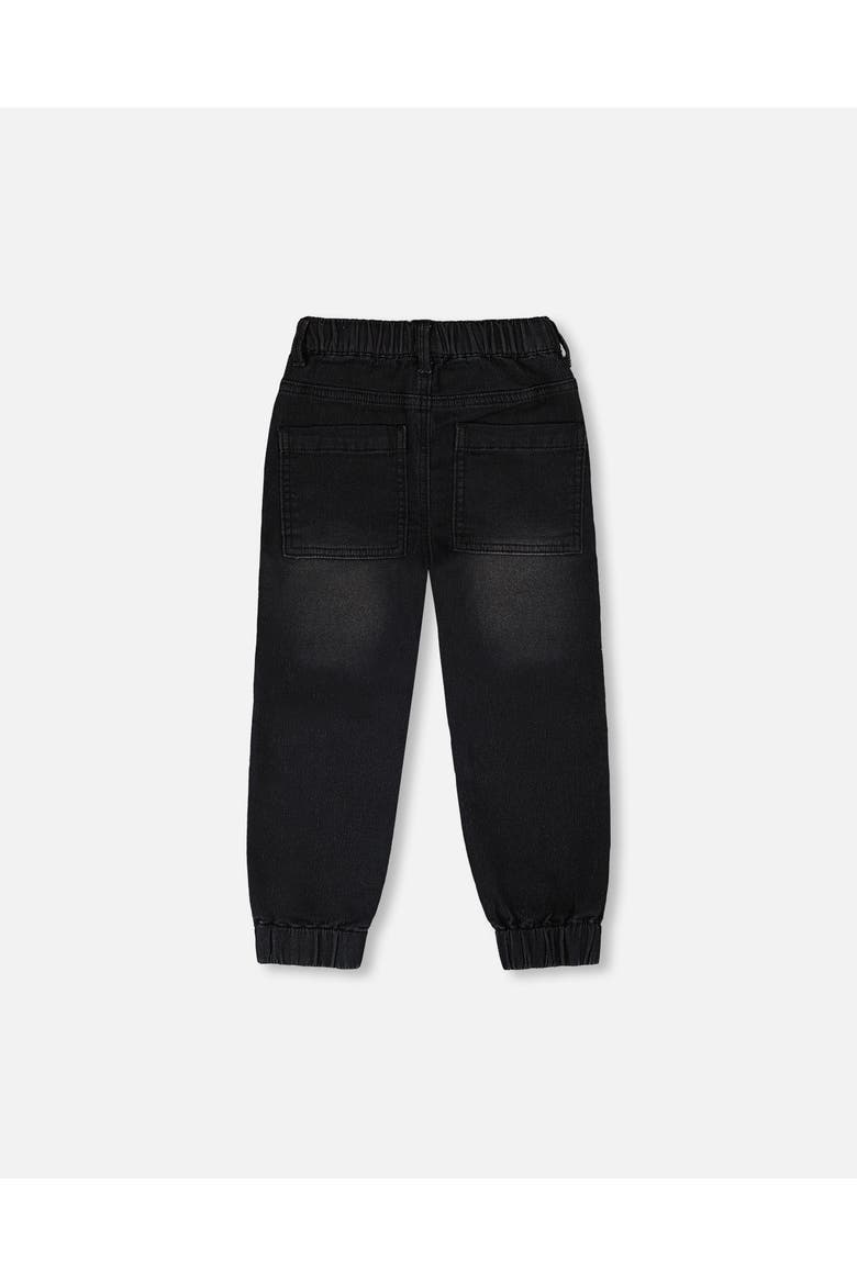 Stretch French Terry Denim Jogger, Alternate, color, Denim Grey