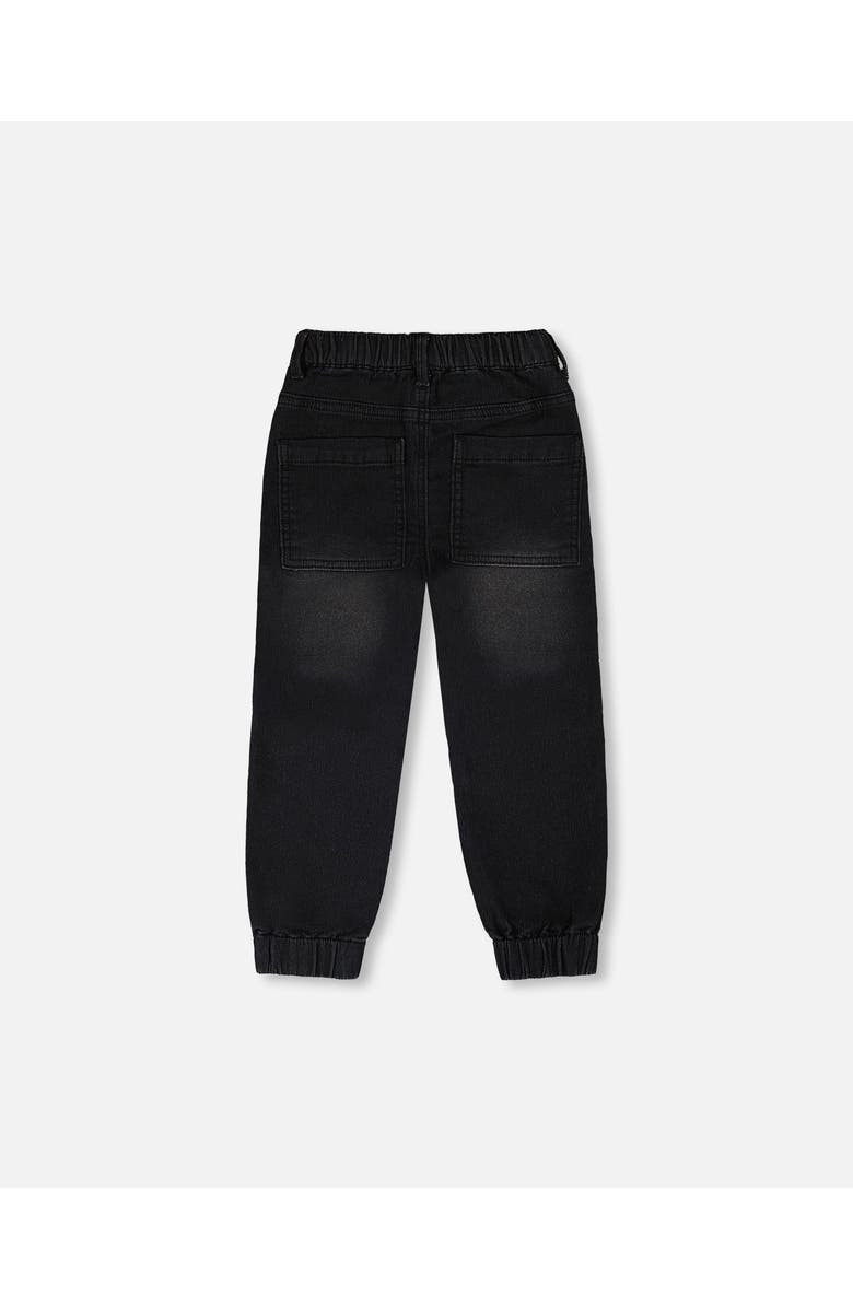 Deux par Deux Stretch French Terry Denim Jogger, Alternate, color, Denim Grey