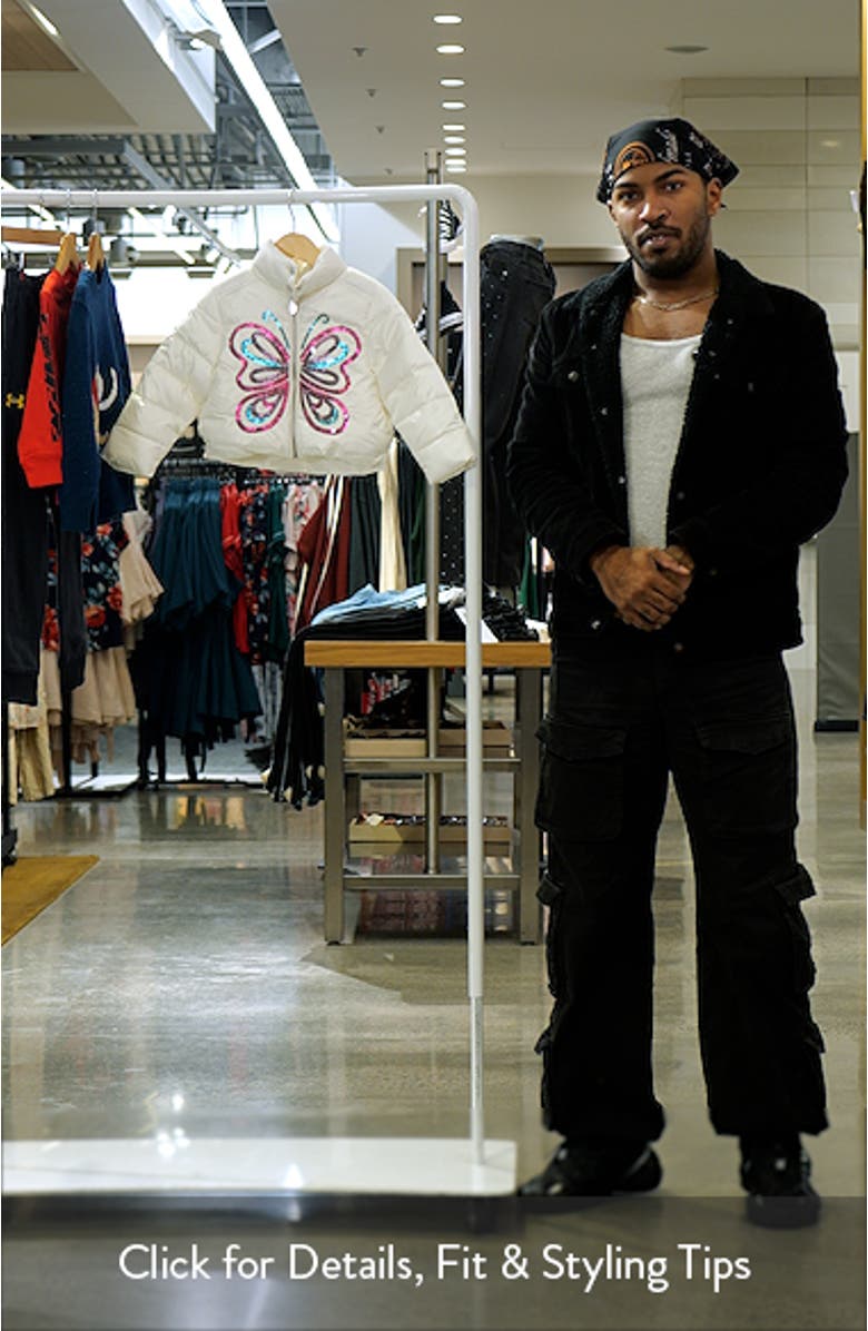 Kids' Butterfly Puffer Jacket, sales video thumbnail