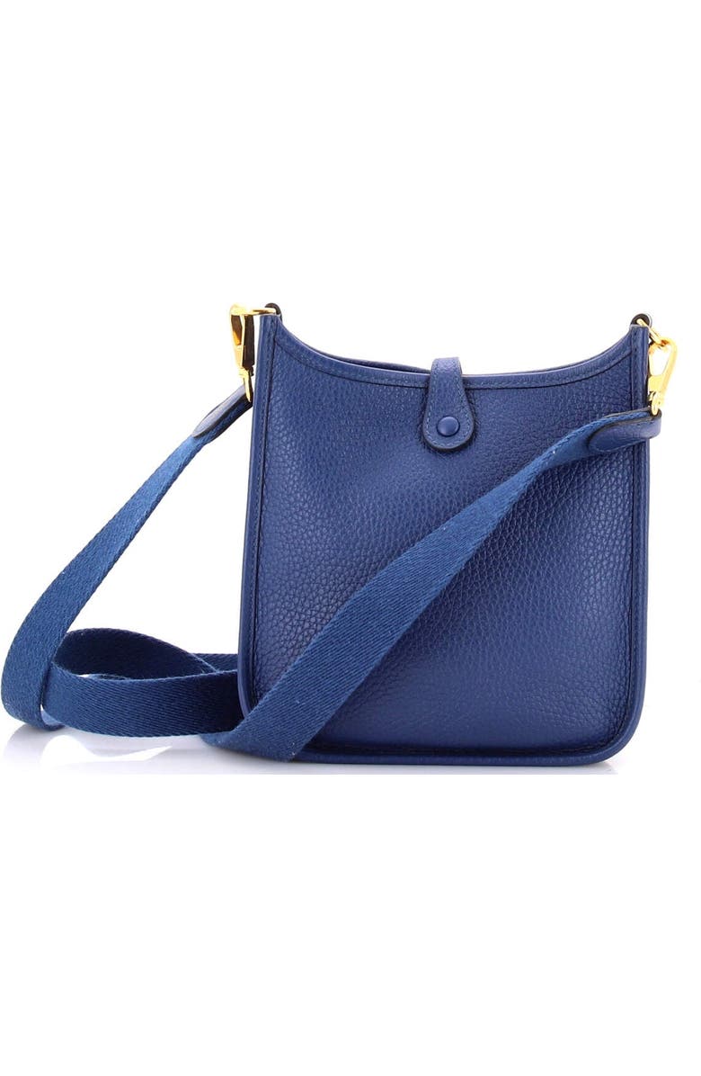Pre-Owned Hermes Evelyne Bag Gen III Clemence TPM, Alternate, color, Deep Blue