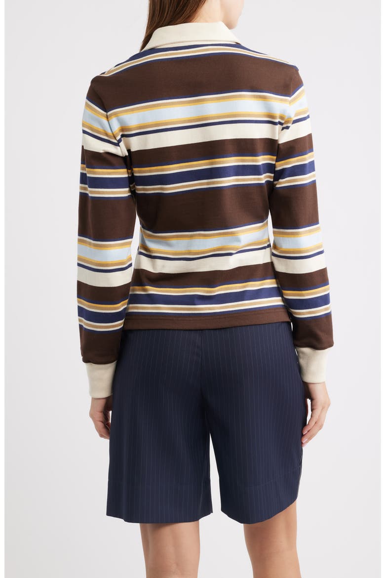 Beaumont Striped Long Sleeve Rugby Shirt, Alternate, color, MULTI-COLOR
