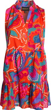 SUGARLIPS Baila Floral Gemmely Shift Mini Dress