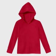 CITY THREADS Baby Boys Medium-Weight 100% Cotton Long Sleeve Hooded Tee with Cuffs