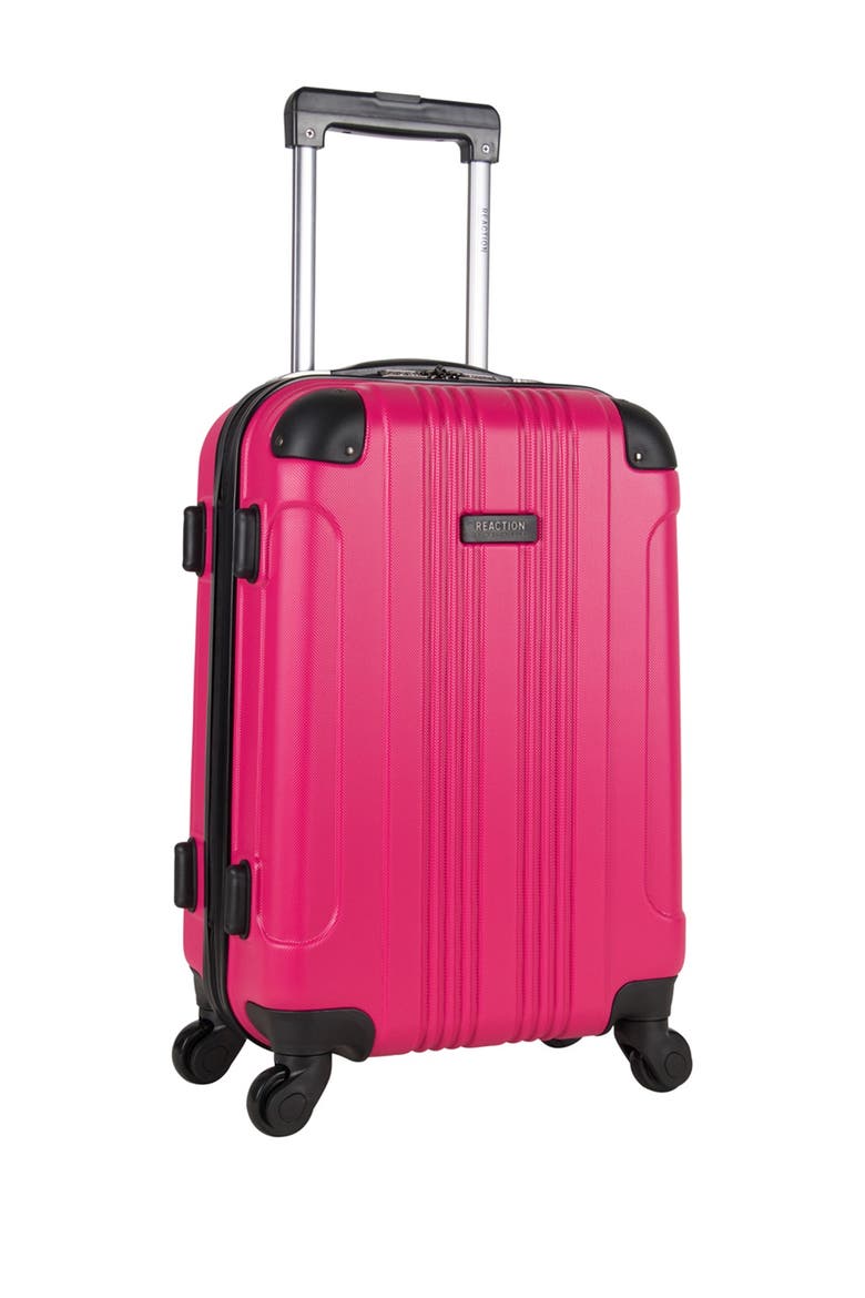 Out of Bounds 20" Lightweight Hardside 4-Wheel Spinner Carry-On Luggage, Alternate, color, MAGENTA