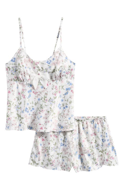 FLORA NIKROOZ FLORA NIKROOZ BOWIE SATIN SHORT PAJAMAS