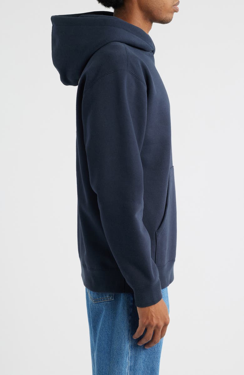 DARK SEAS Burkhart Embroidered Heavyweight Fleece Hoodie, Alternate, color, Navy