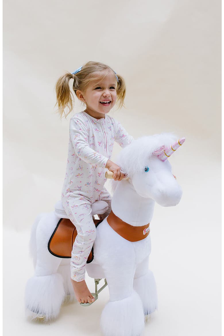 Baby Unicorn Convertible Footie, Alternate, color, UNICORN