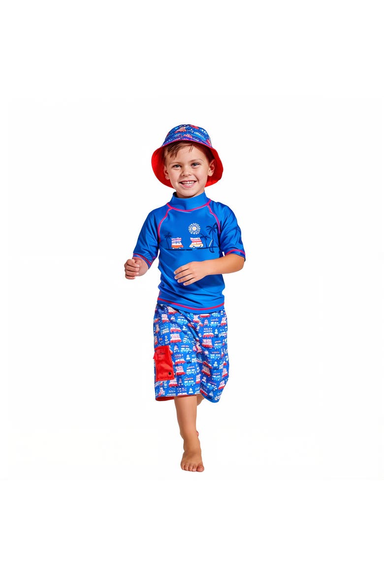 3PC Sun & Swim Set, Main, color, Navy Surf Vans