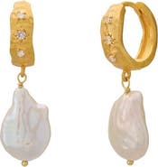 Murkani Cosmic Love Medium Earring With Pearl