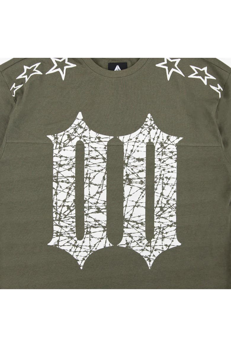 Dunn "00" Paneled Tee, Alternate, color, Bungee Cord/ 00 Barb