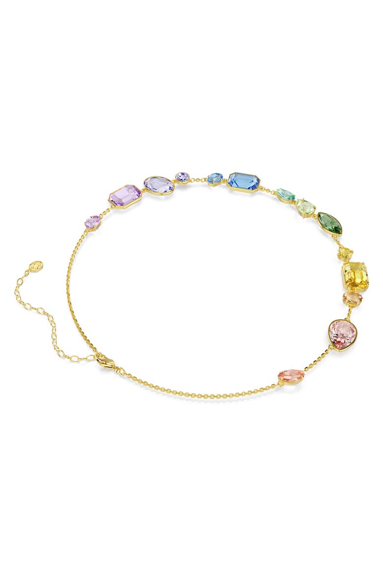 Gema Crystal Collar Necklace, Alternate, color, GOLD/ MULTI