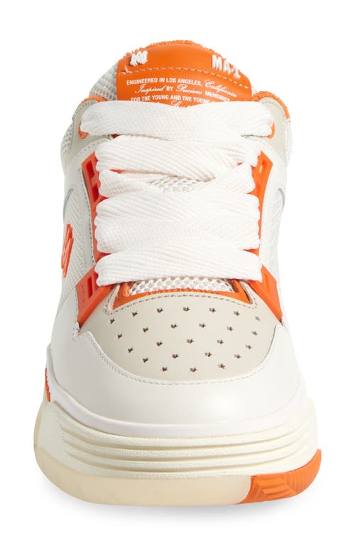 Amiri Ma-1 Platform Sneaker In Bright Orange