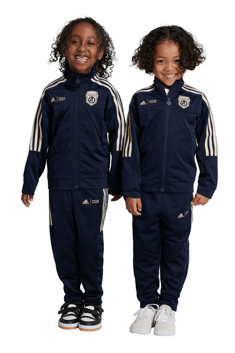 x Marvel's Avengers Kids' Tiro Suit Up Track Jacket & Pants Set, Alternate, color, INK/ WONDER GOLD METALLIC