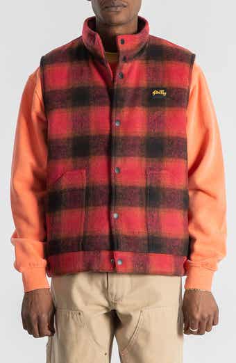 STAN RAY Plaid Cotton Flannel Vest