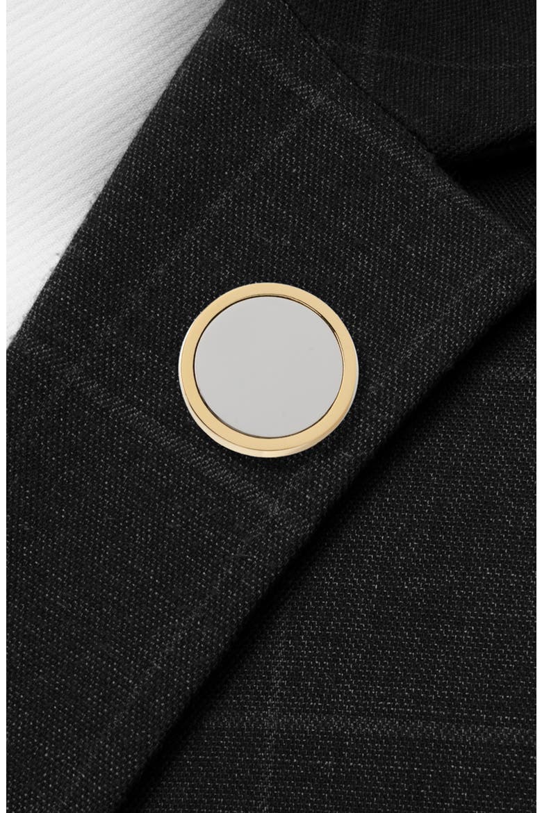 Two-Tone Lapel Pin, Alternate, color, GOLD