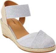 Comfortview The Abra Stretch Fabric Espadrille