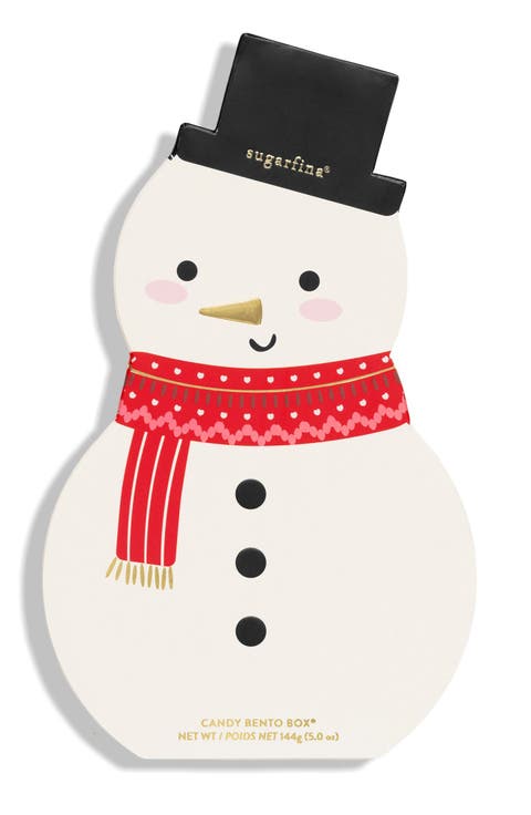 2-Piece Snowman Candy Bento Box