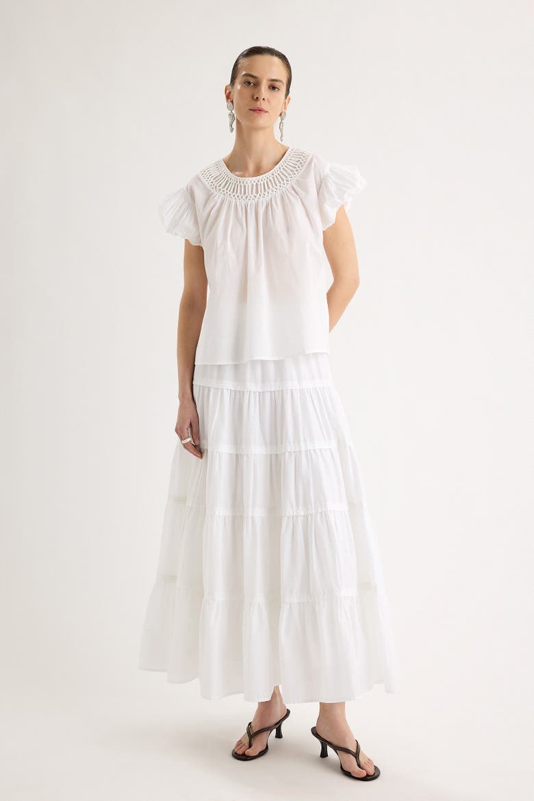 Marisol Top, Alternate, color, White