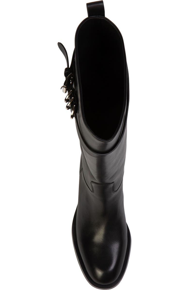 BLACK SUEDE STUDIO Ashley Leather Boot, Alternate, color, Black Leather