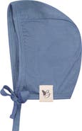 Bebe Bella Boy Knit Bonnet with Strap Tie
