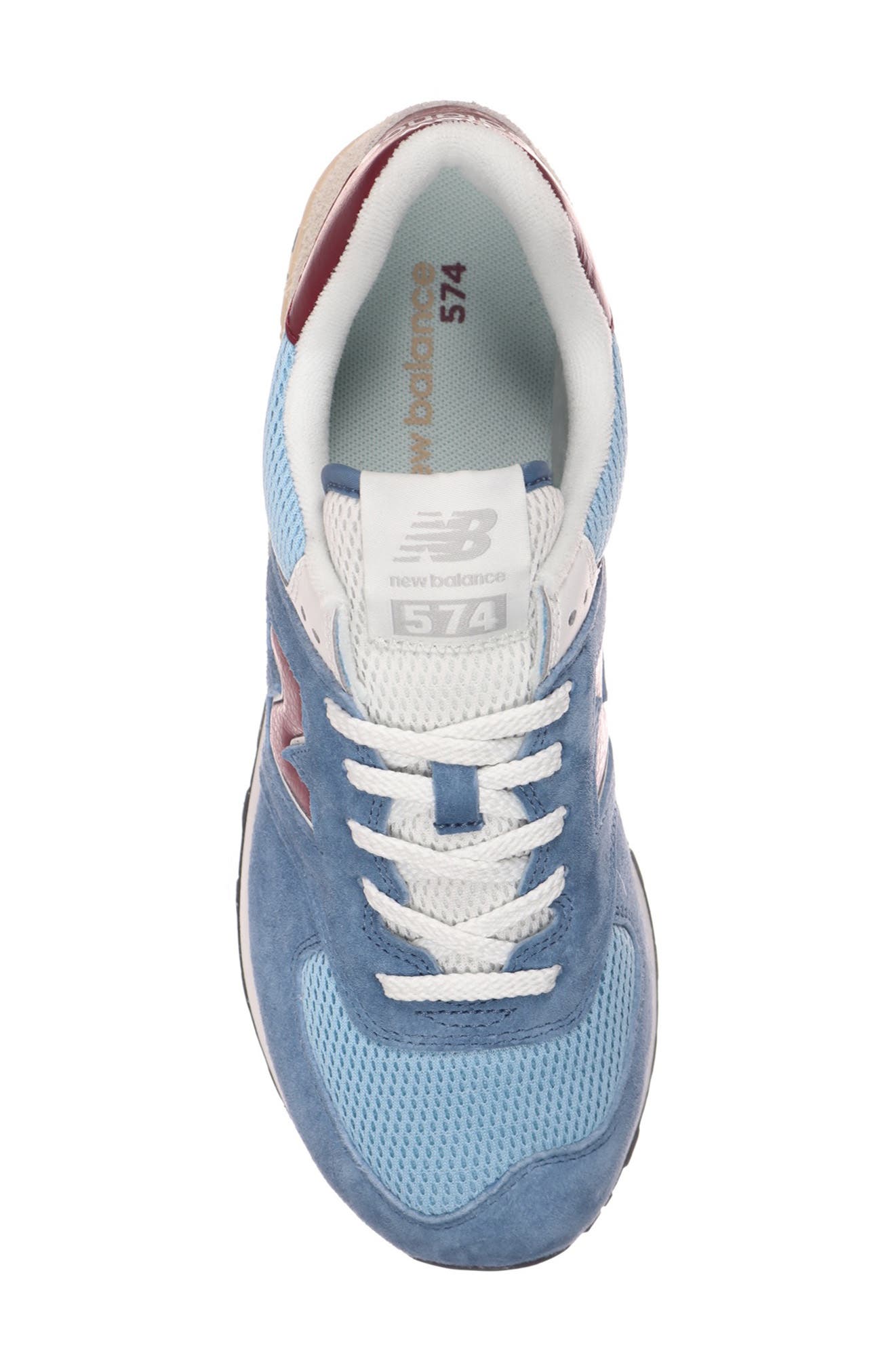 New Balance Gender Inclusive 574 Sneaker, Alternate, color, Shoreline Blue/ Stillwater