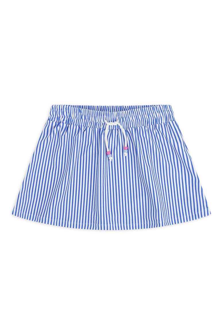 Kids' Seas the Day Stripe Performance Cover-Up Skirt, Main, color, MARINA BLUE