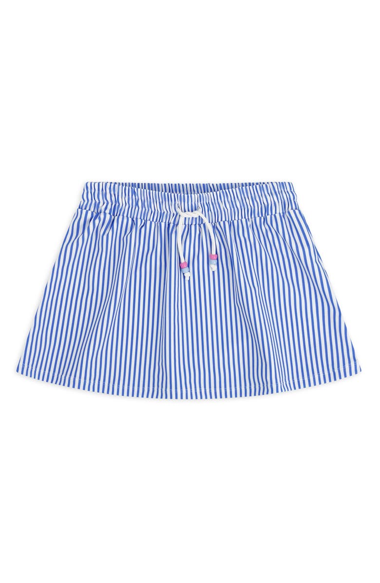 Feather 4 Arrow Kids' Seas the Day Stripe Performance Cover-Up Skirt, Main, color, Marina Blue