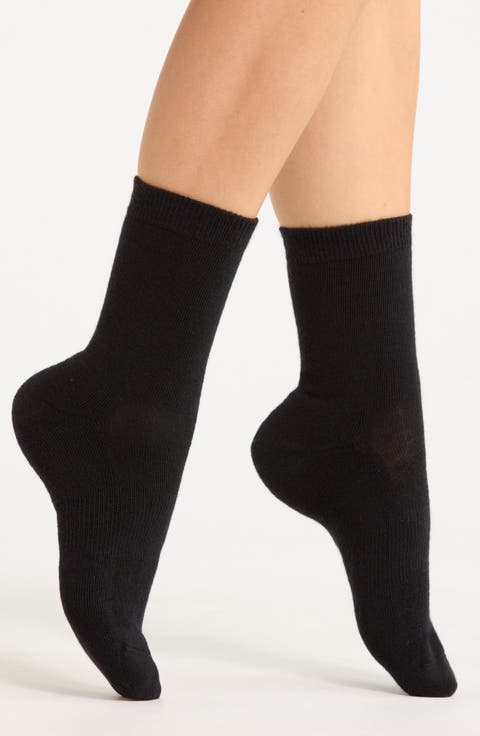 Merino Wool Blend Crew Socks