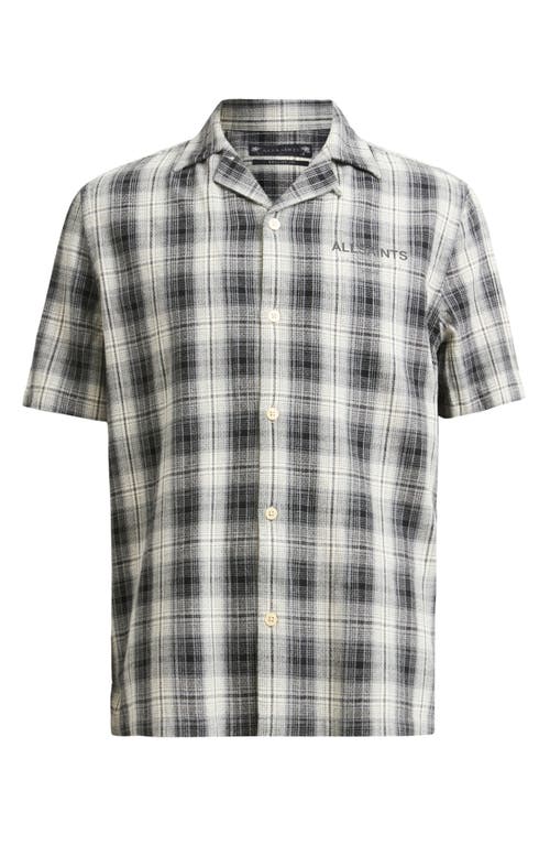 Allsaints Undermono Plaid Button-up Shirt