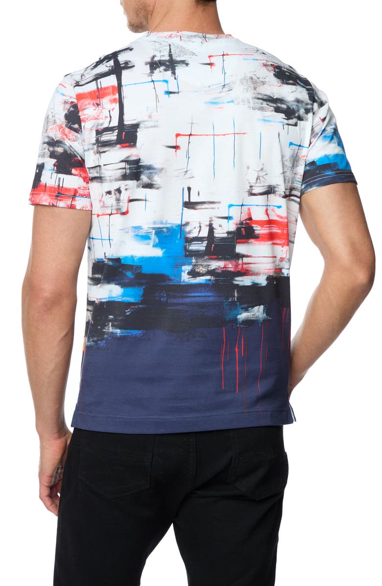 Robert Graham Fast Lane Cotton Graphic T-Shirt, Alternate, color, 