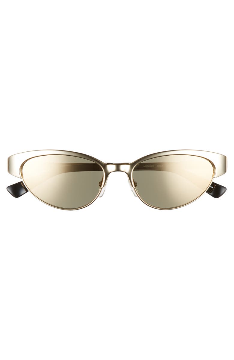 Moschino 54mm Mirrored Cat Eye Sunglasses, Alternate, color,