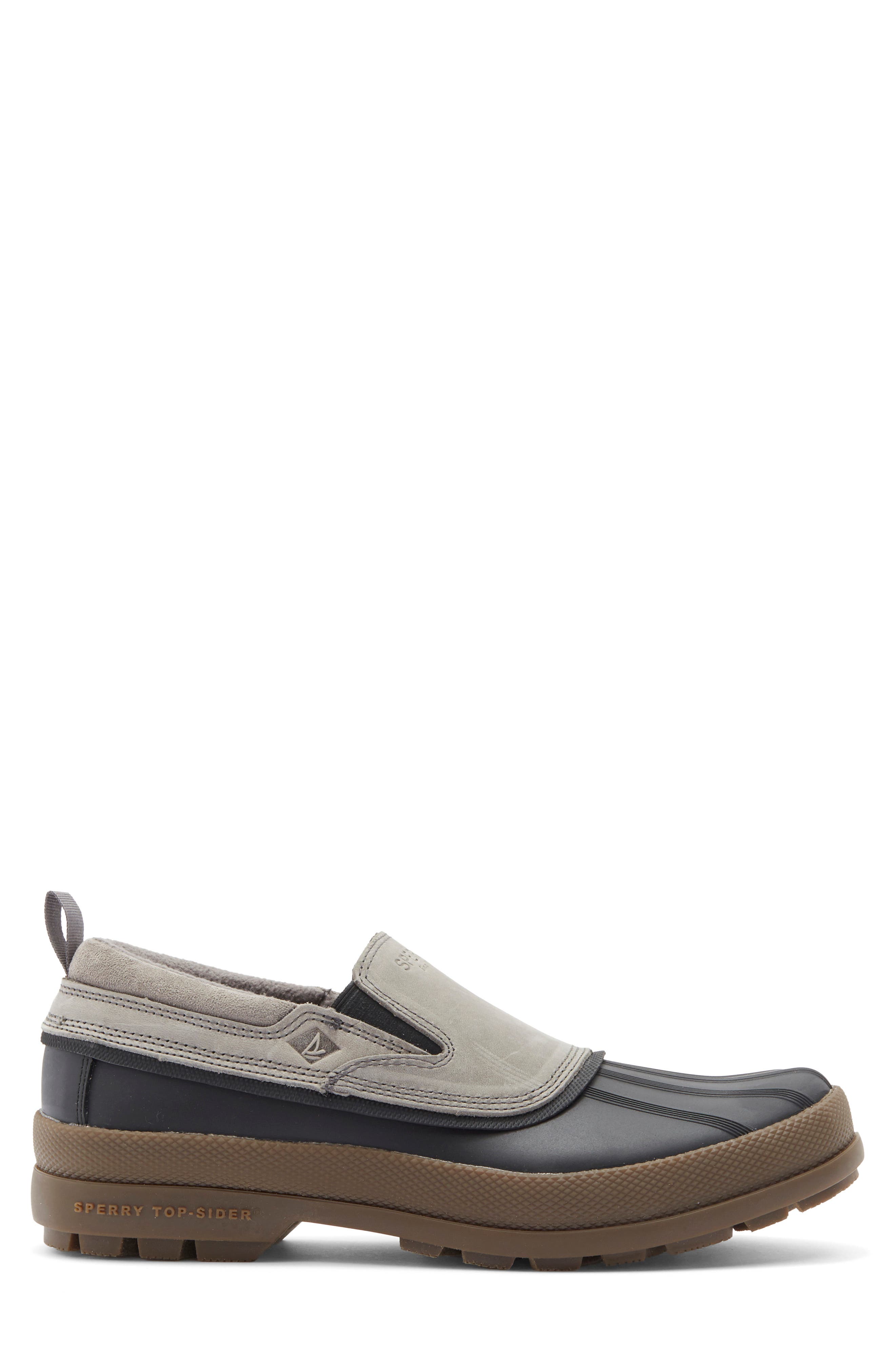 Sperry Coldbay Waterproof Duck Shoe, Alternate, color, Charcoal