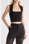 Square Neck Sleeveless Knit Top