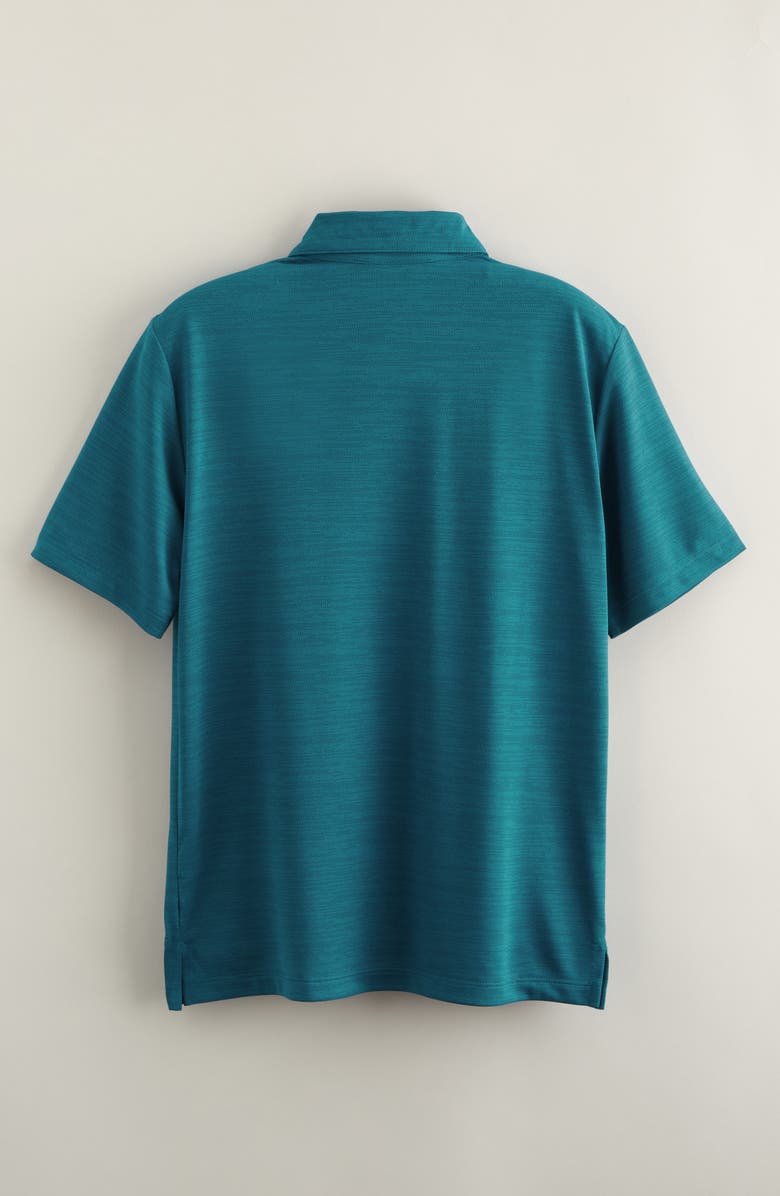Nordstrom Kids' Solid Performance Polo, Alternate, color, Teal Seagate