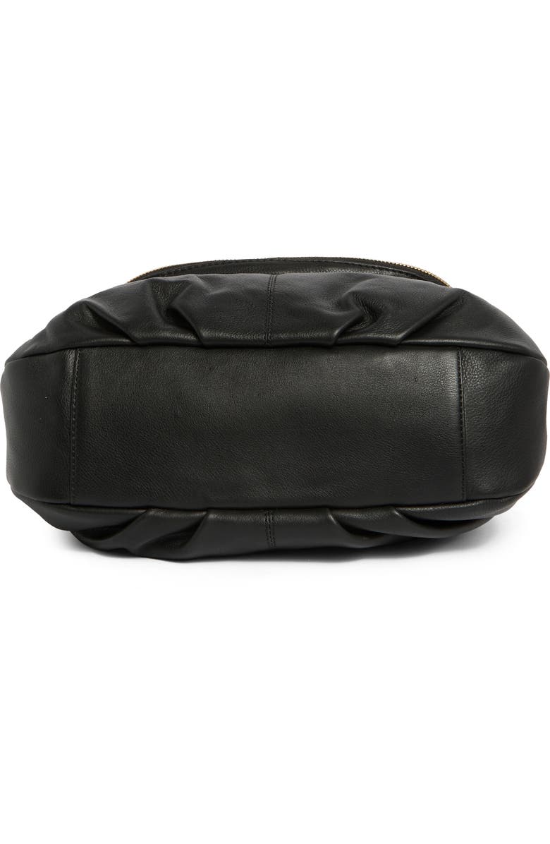 AIMEE Weekend Theory Leather Crossbody Bag, Alternate, color, Black