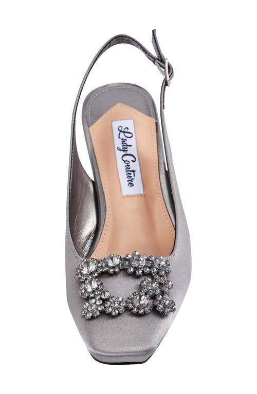 Lady Couture Precious Embellished Slingback Pump In Multi