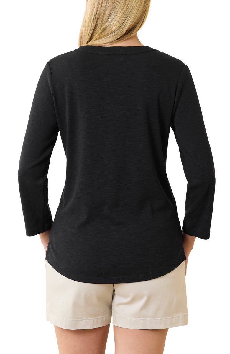 Tommy Bahama Ashby Isles Scoop Neck Cotton T-Shirt, Alternate, color, Black