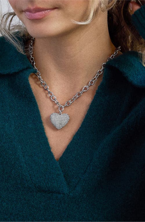 Baublebar Millie Crystal Heart Pendant Necklace In Brown