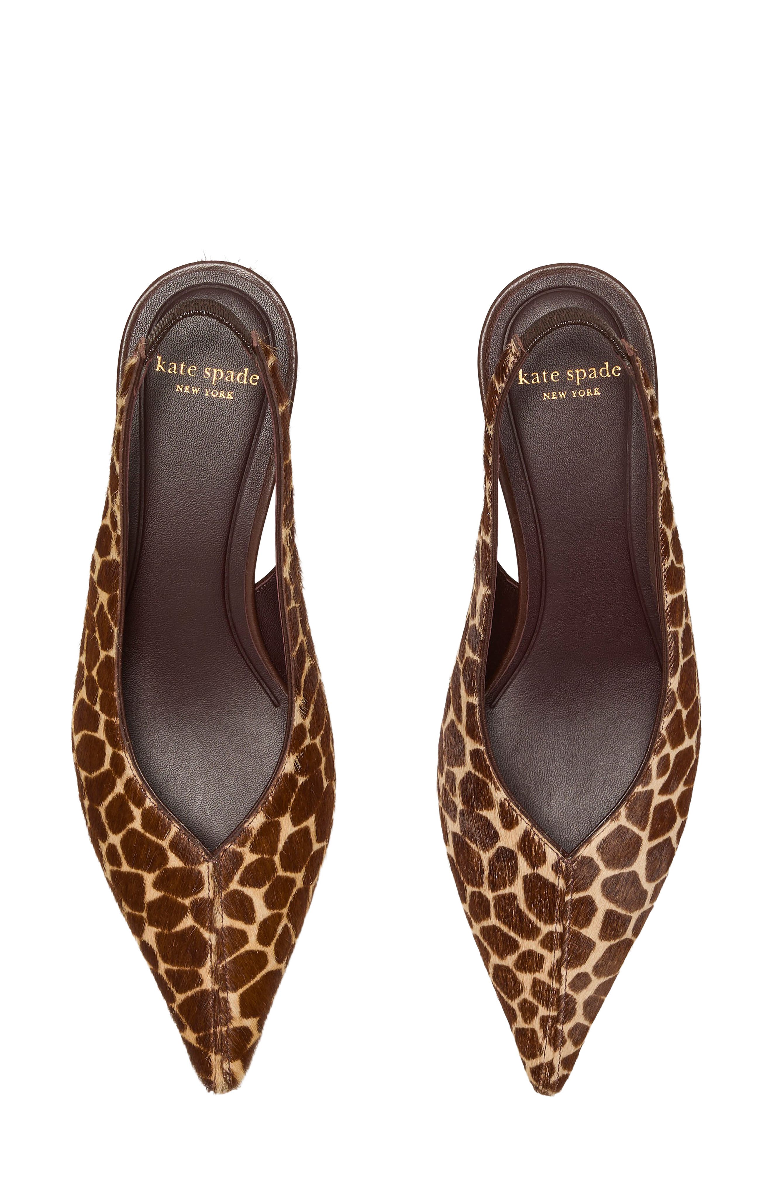 Viv Slingback Pointed Toe Pump, Alternate, color, HOT FUDGE MULTI