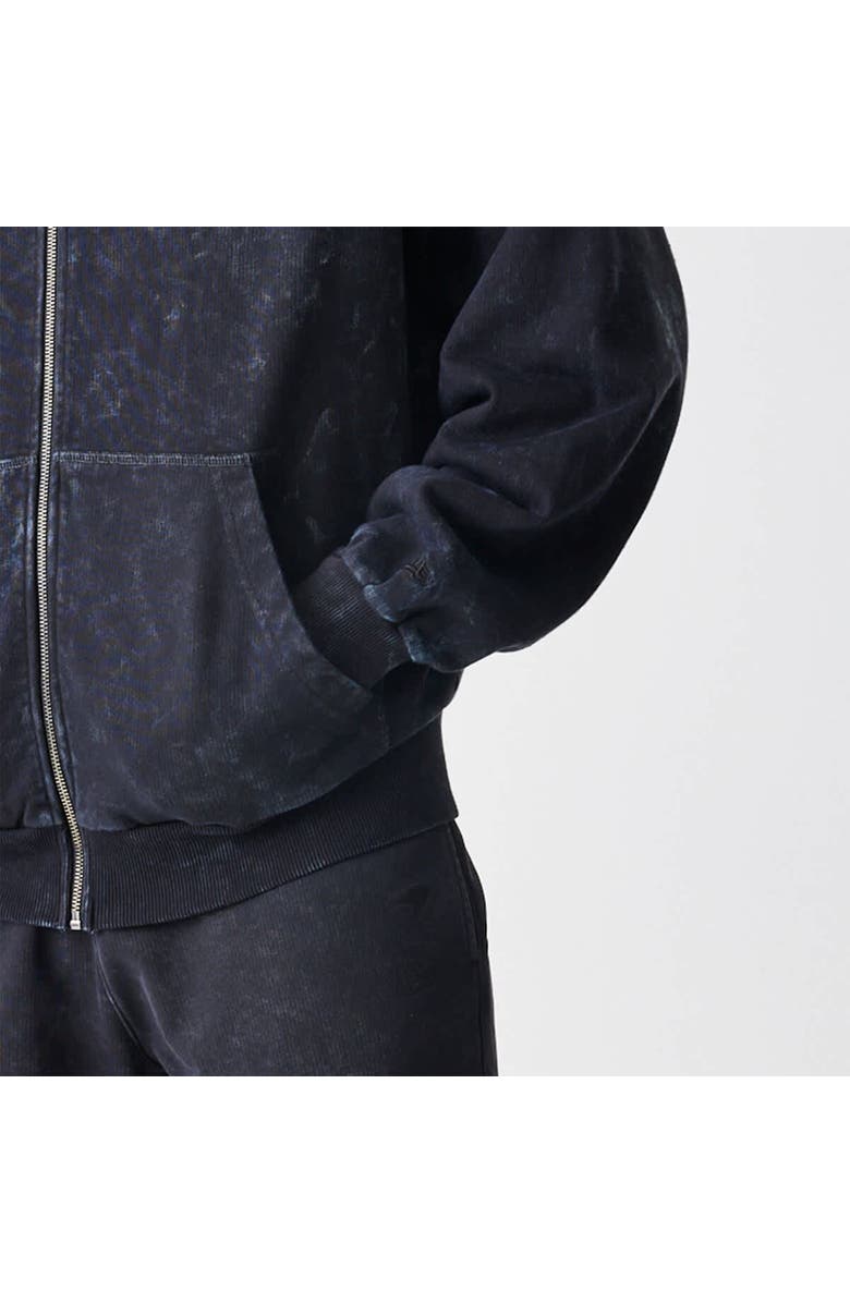 New Era Men's New Era  Black McLaren F1 Team Acid Washed Full-Zip Hoodie, Alternate, color, 